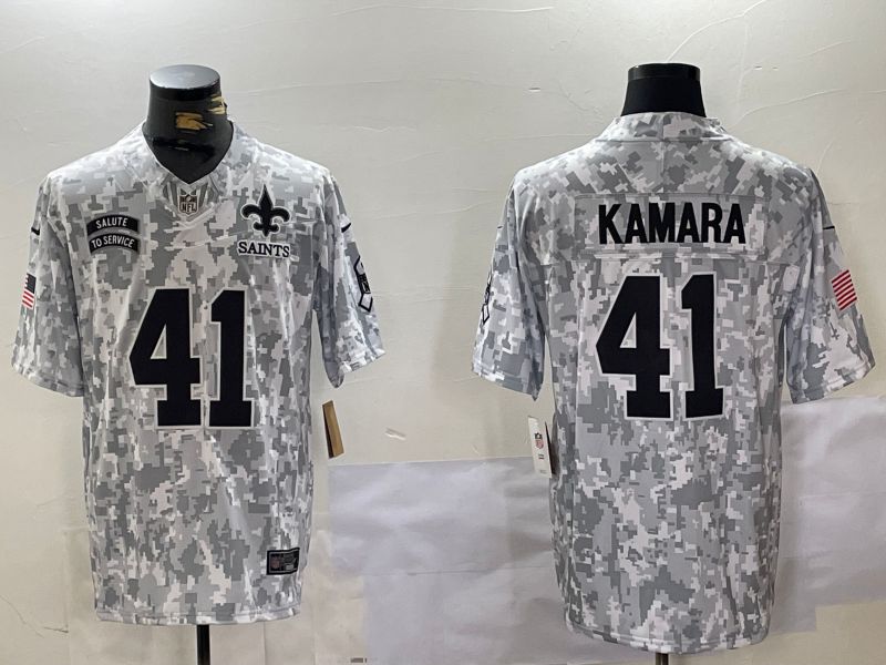 Men New Orleans Saints #41 Kamara Nike Arctic Camo 2024 Salute to Service Limited NFL Jersey->indianapolis colts->NFL Jersey